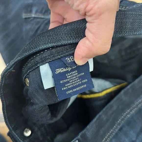 Fidelity Slim Jim Sabbath Rinse Denim Jeans - Picture 4 of 14